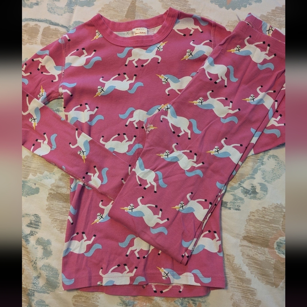 Hanna Andersson Long Sleeve Unicorn Pajamas
